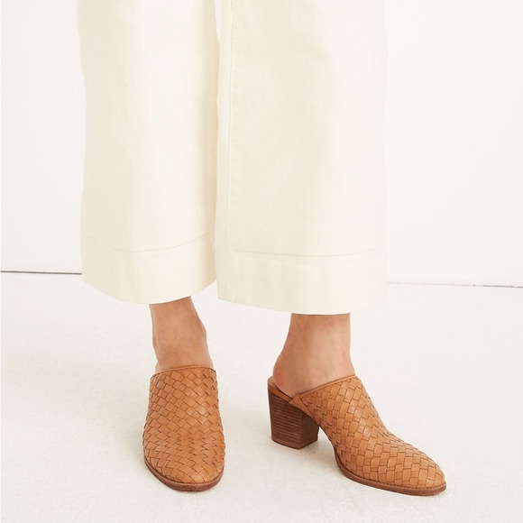 Madewell Harper Mule in Woven Leather, Style #L0793, sz 8.5 - Picture 4 of 11